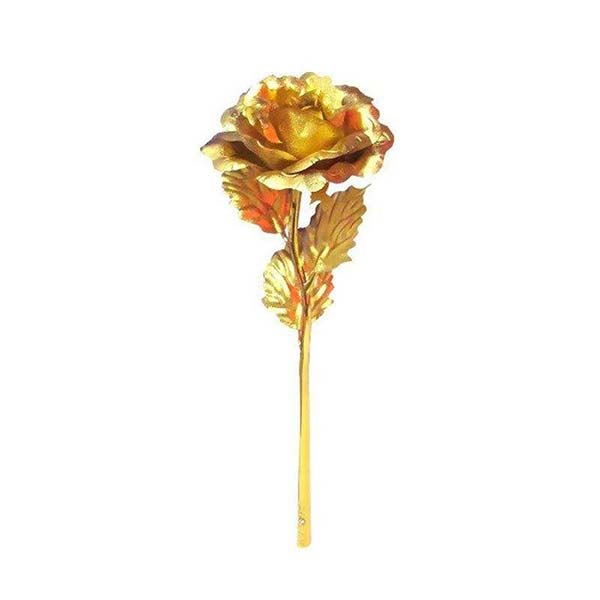شاخه طلايي گل رز ( هديه روز زن ) 1399