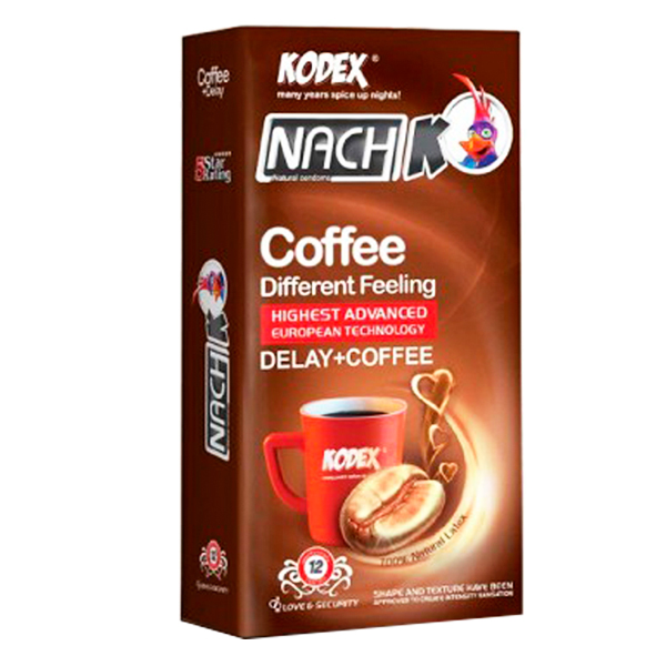 کاندوم قهوه 12 عددی ناچ کدکس Nachkodex coffee